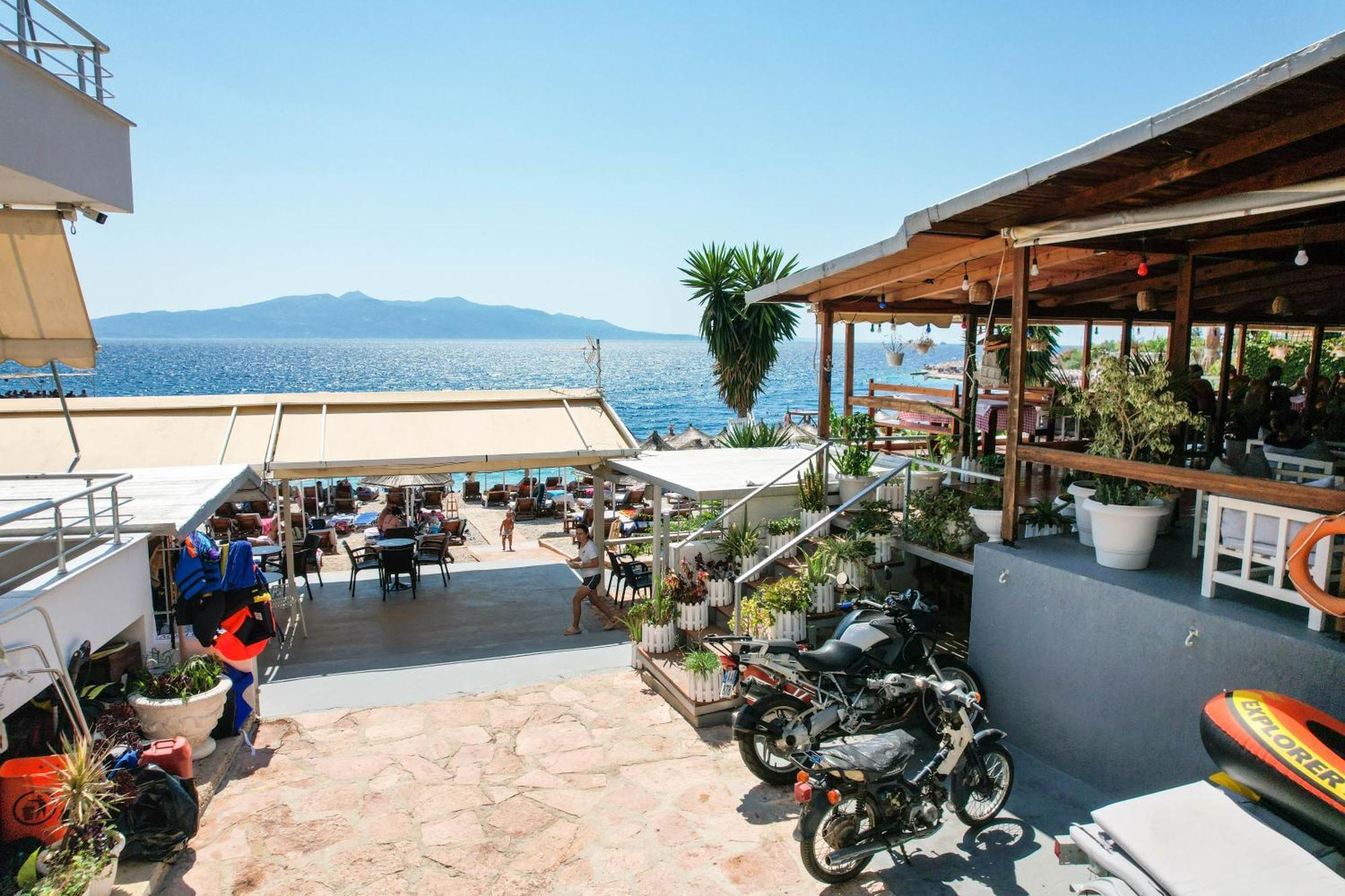Vila Era Beach Sarandë Buitenkant foto