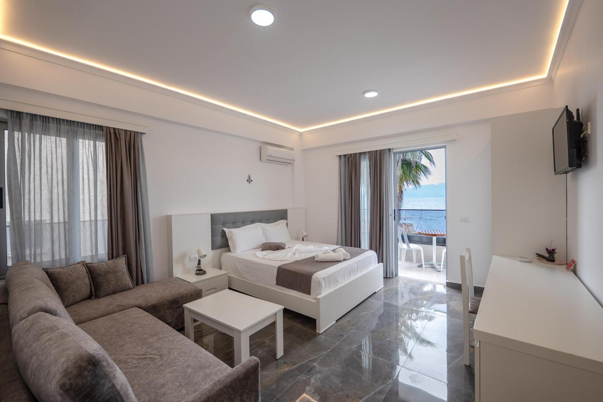 Vila Era Beach Sarandë Buitenkant foto