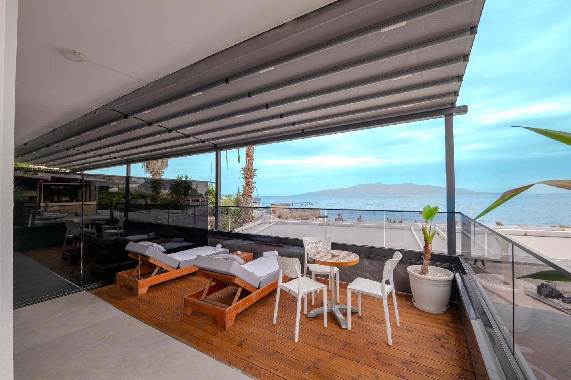 Vila Era Beach Sarandë Buitenkant foto